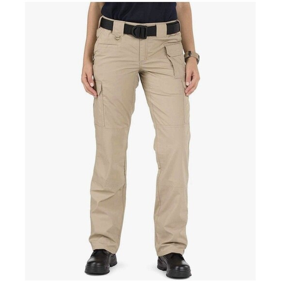 5.11 TACTICAL Taclite Pro 7 Khaki Rip Stop Rip Stop Cargo Pants Women’s Size 2 - Picture 1 of 11